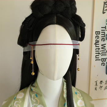 Guanyin fátyolos szemmaszk haranggal és kötéllel cosplayhoz — Termékkód L3039, felnőtteknek, nyári megjelenés 2025