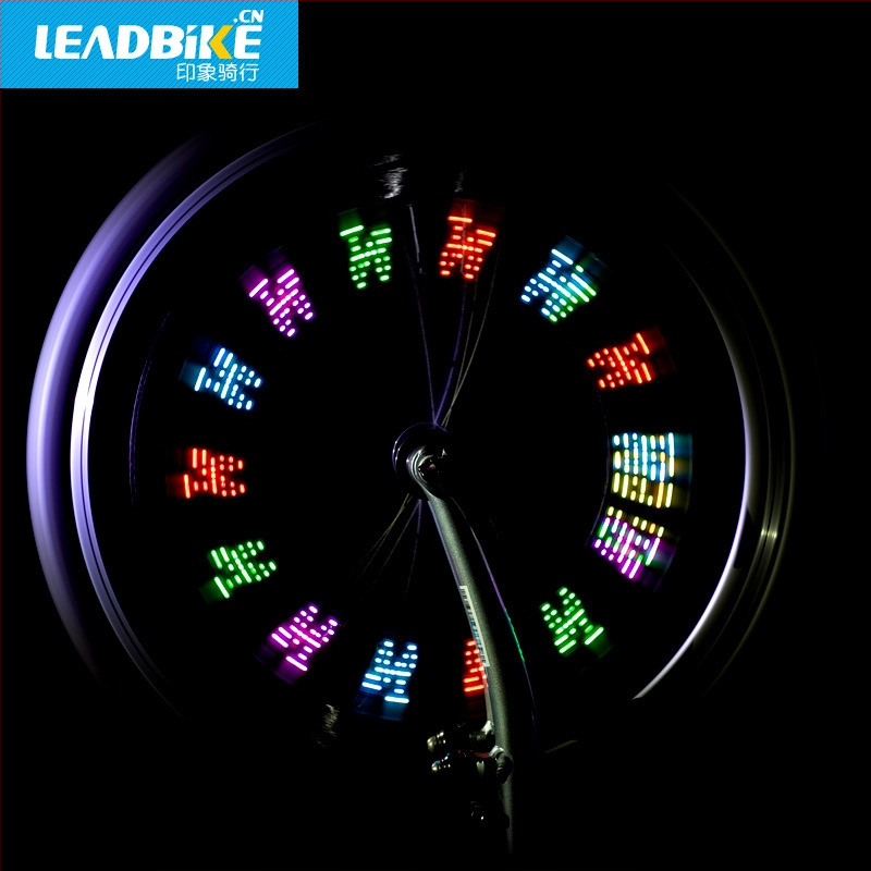 LED svjetlo za ventil bicikla s osvjetljenjem šipki i kotača za planinske bicikle — Marka Leadbike / Impression Riding — Prilagodba dostupna