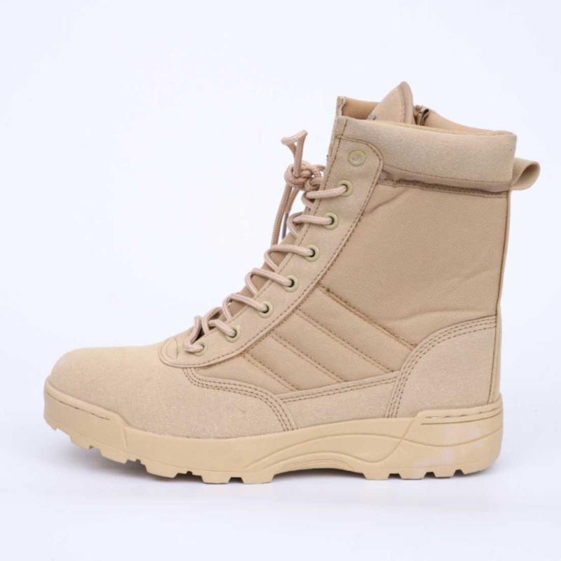 Ultra könnyű, lélegző harci csizmák, magas szárú; anyag: szuper rost + kopásálló Oxford vászon; felnőtteknek (férfiak és nők); szabadtéri sivatagi túrákhoz