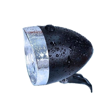 Prednje svjetlo za bicikl, 3 LED, USB-A punjenje, pričvršćivanje vijcima, za noćnu vožnju i gradske vožnje
