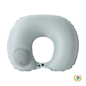 Μαξιλάρι σε σχήμα U φουσκωτό με πυρήνα Milk Silk, γέμισμα αέρα, μοντέρνο μινιμαλιστικό στυλ, για ενήλικες