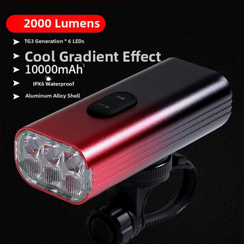Prednje LED svjetlo za bicikl, Type-C punjenje, kompatibilno s planinskim biciklima, vodootporno, za noćnu vožnju na otvorenom