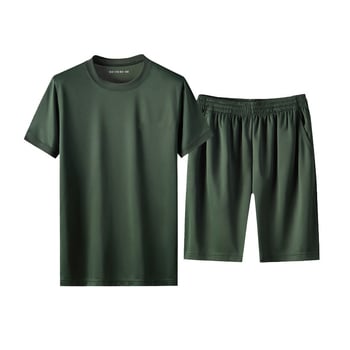 Brzi sušeći trening set – tkanina od mješavine pamuka, unisex, ljeto, za trčanje