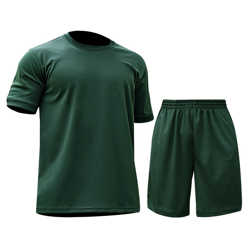 Brzi sušeći trening set – tkanina od mješavine pamuka, unisex, ljeto, za trčanje