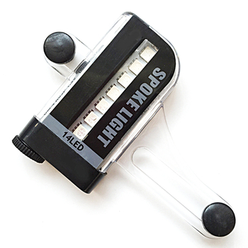 Lumini pentru spițe de bicicletă Colorful Knight wheelight, 14 LED, 30 moduri, fir de oțel, model D105