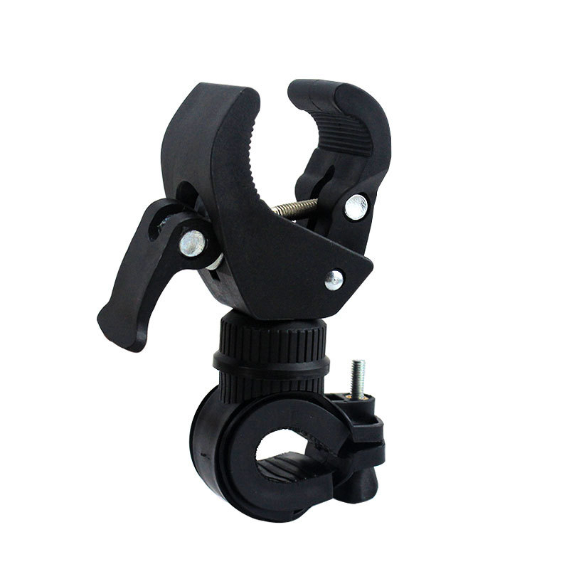 Suport pentru far pentru bicicletă de munte cu rotire la 360° – clemă pentru far și braț fix, marca KUTU