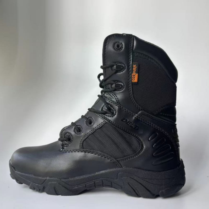Férfi magas szárú taktikai csizmák: Oxford szövetből, katonai stílusú kültéri lábbeli futáshoz és edzéshez