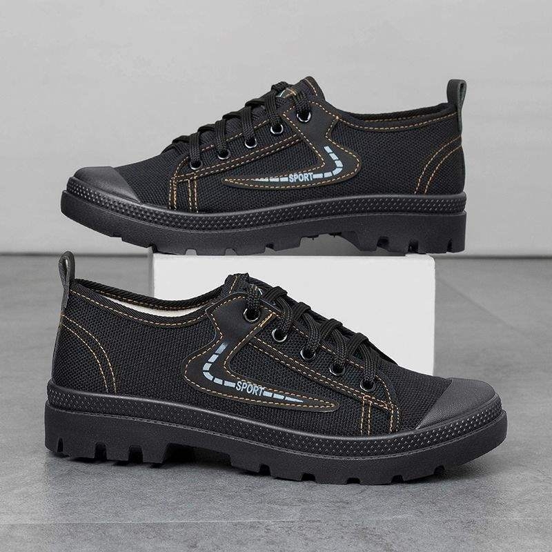 Martin 2025 Pantofi de lucru ușori pentru bărbați - Antiderapanti pentru drumeții, respirabili, partea superioară din pânză, talpă viscose, Lansare primăvara 2024