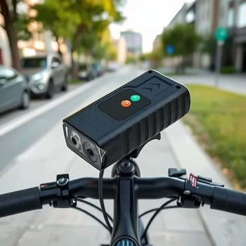 Svjetlo za bicikl s rogom, podesivi lumeni, baterija 2000mAh, kopčasto pričvršćivanje, micro-USB punjenje