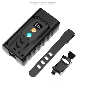 Svjetlo za bicikl s rogom, podesivi lumeni, baterija 2000mAh, kopčasto pričvršćivanje, micro-USB punjenje