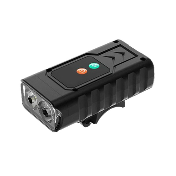 Svjetlo za bicikl s rogom, podesivi lumeni, baterija 2000mAh, kopčasto pričvršćivanje, micro-USB punjenje