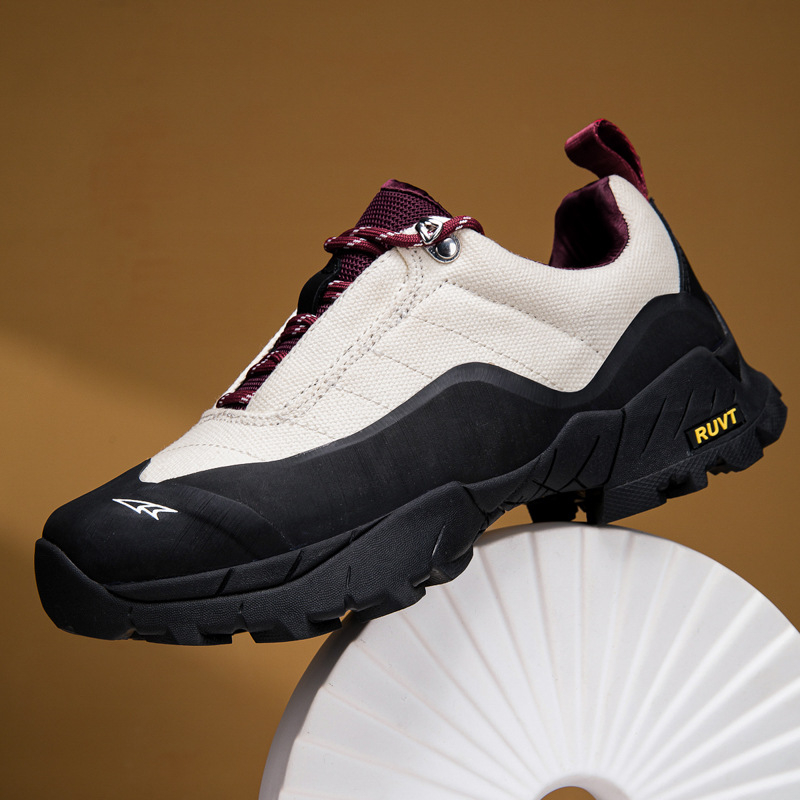 Pantofi de drumeție, Unisex pentru adulți, talpă din cauciuc, respirabile, anti-derapare, absorbție a șocurilor, Închidere frontală cu șireturi