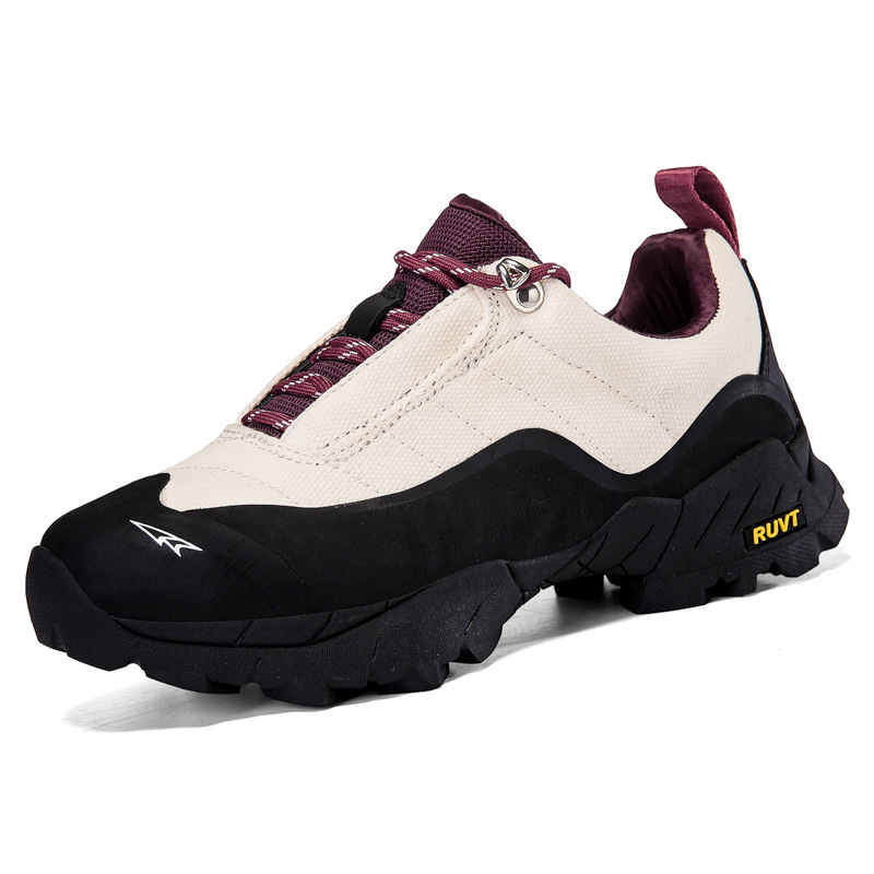 Pantofi de drumeție, Unisex pentru adulți, talpă din cauciuc, respirabile, anti-derapare, absorbție a șocurilor, Închidere frontală cu șireturi