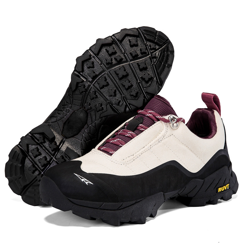 Pantofi de drumeție, Unisex pentru adulți, talpă din cauciuc, respirabile, anti-derapare, absorbție a șocurilor, Închidere frontală cu șireturi