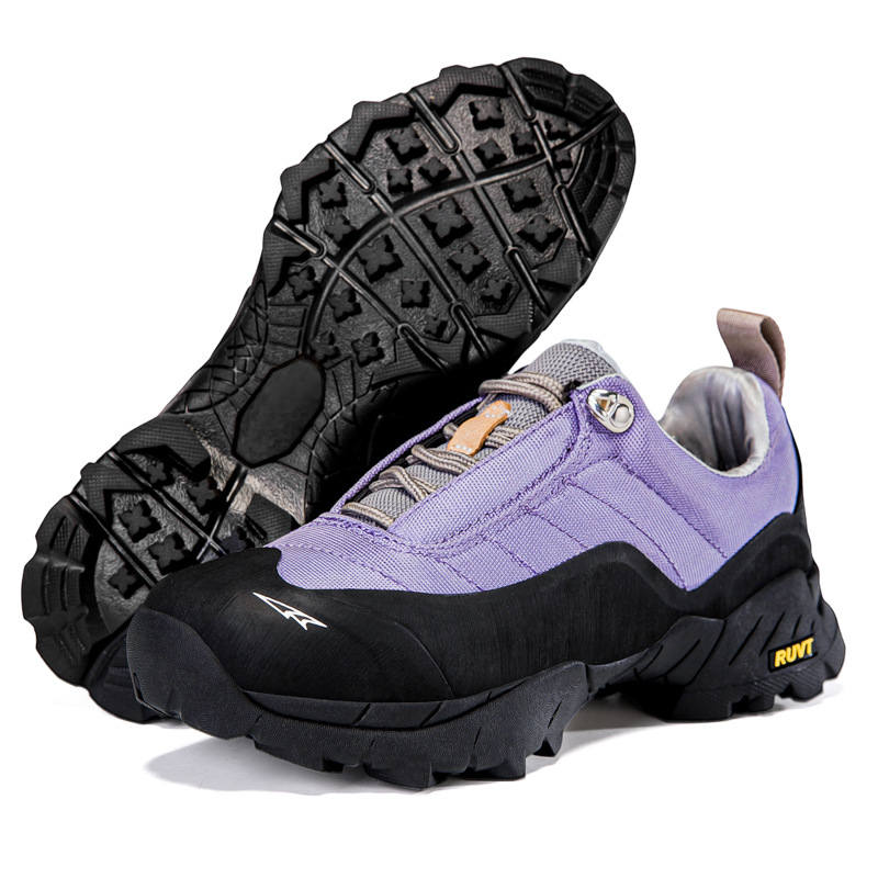 Pantofi de drumeție, Unisex pentru adulți, talpă din cauciuc, respirabile, anti-derapare, absorbție a șocurilor, Închidere frontală cu șireturi