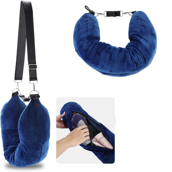 U-oblik putni jastuk, punjenje od poliester vlakana, poliester tkanina, casual stil