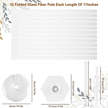 Kružni luk sa bazom za balone – svadbena pozadina rekvizita, plastična, Net Red stil