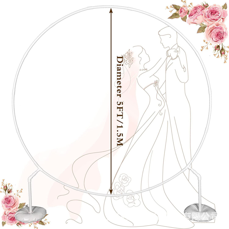 Kružni luk sa bazom za balone – svadbena pozadina rekvizita, plastična, Net Red stil