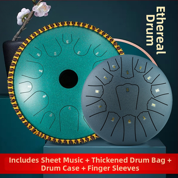 Lotus Ethereal čelični jeznični bubanj – 13 tonova i 14 tonova, za početnike, profesionalna kvaliteta, ručni bubanj