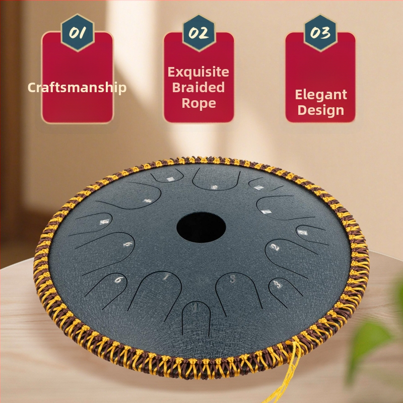 Lotus Ethereal čelični jeznični bubanj – 13 tonova i 14 tonova, za početnike, profesionalna kvaliteta, ručni bubanj