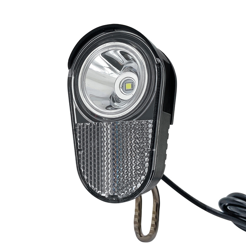 Far frontal LED pentru biciclete electrice, impermeabil, semnalizare de siguranță, compatibil 36V/48V