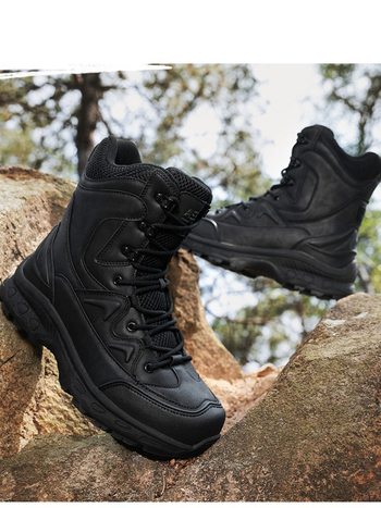 Unisex taktikai bakancs középmagas PU hálóval és vízálló anyaggal, túrázásra és kempingezésre, felnőtteknek