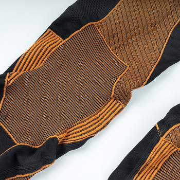 Pantaloni de compresie unisex, uscare rapidă, bază de strat — evacuare a umezelii, amestec de fibre chimice, model dungat