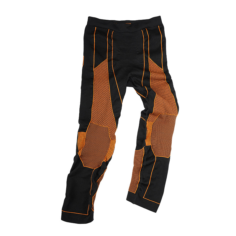 Pantaloni de compresie unisex, uscare rapidă, bază de strat — evacuare a umezelii, amestec de fibre chimice, model dungat