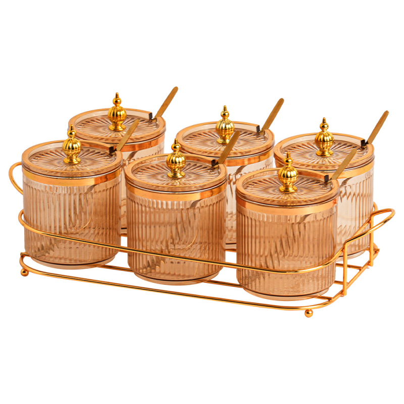 Set plastic pentru condimente de bucătărie, stil ușor luxos, cu logo personalizabil pentru condimente solide – Lansare 2024