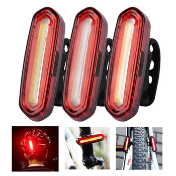 Lumină de spate pentru bicicletă, încărcare USB, LED, pentru bicicletă de munte, plimbări nocturne