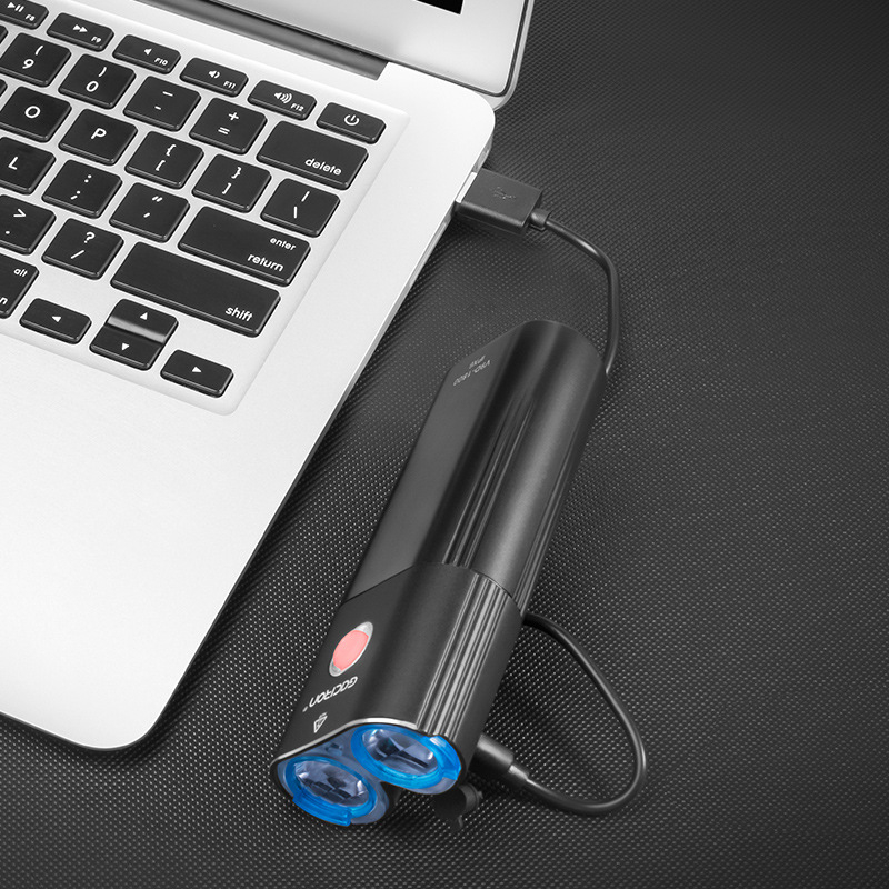 Snow Dragon V9DP 2000-lumen Far frontal pentru bicicletă de munte, încărcare USB