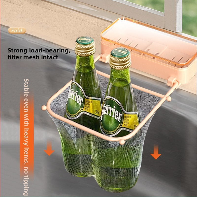 Odkvapová polica na taniere — plast, moderný minimalistický štýl, skladovanie na kuchynskej doske, uvedená v roku 2024