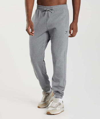 GYMSHARK Essential jogger hlače – opuštene, udobne terry pamuk za muškarce, 85% pamuk, pogodne za sve sezone