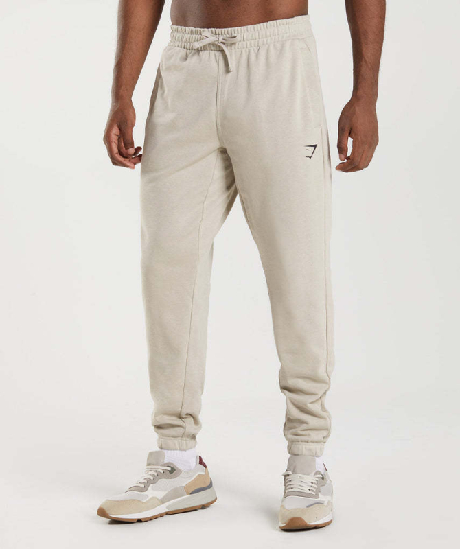 GYMSHARK Essential jogger hlače – opuštene, udobne terry pamuk za muškarce, 85% pamuk, pogodne za sve sezone
