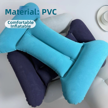 H tvarovaný nafukovací vankúš s PVC a flokovaním, Hrúbka 0,18, Hmotnosť 70 g, Univerzálne použitie