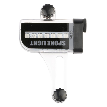 LED svjetla za špice bicikla, 14 LED, istinska boja, dvostruka, svjetlo za ventile, čelična žica dizajn