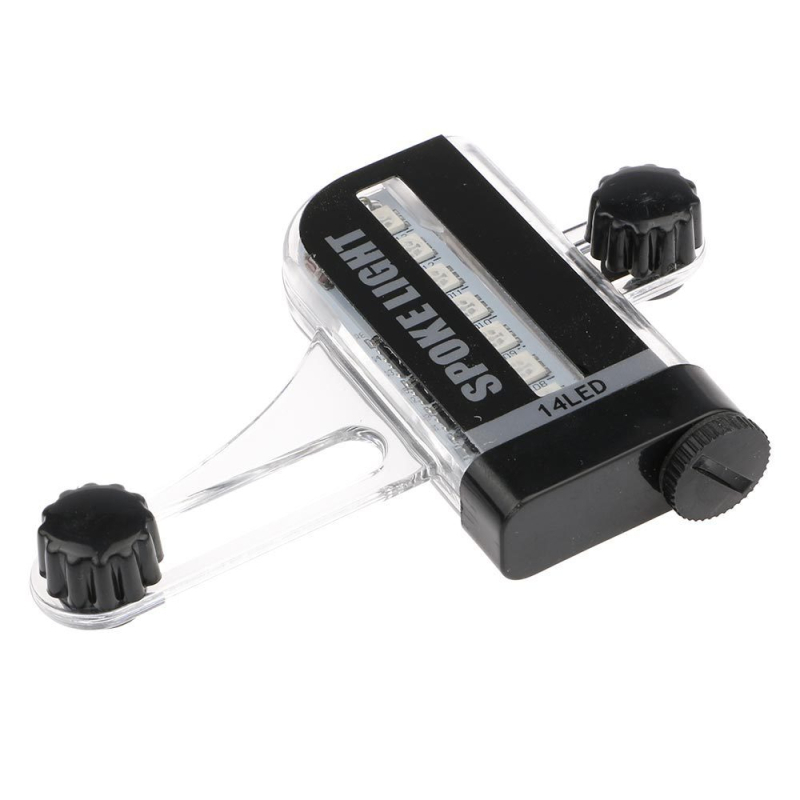 LED svjetla za špice bicikla, 14 LED, istinska boja, dvostruka, svjetlo za ventile, čelična žica dizajn
