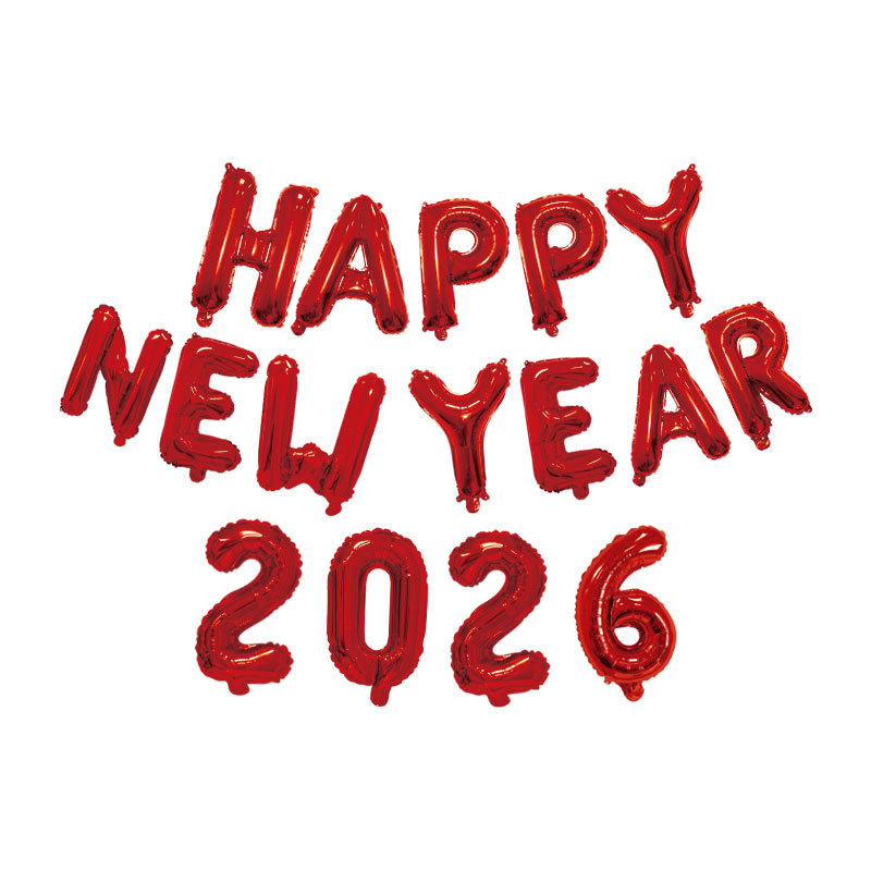 Bernaga set balona, aluminijski folija baloni, oblik slova, pogodna za Božić, Proljetni festival i Dan državnosti