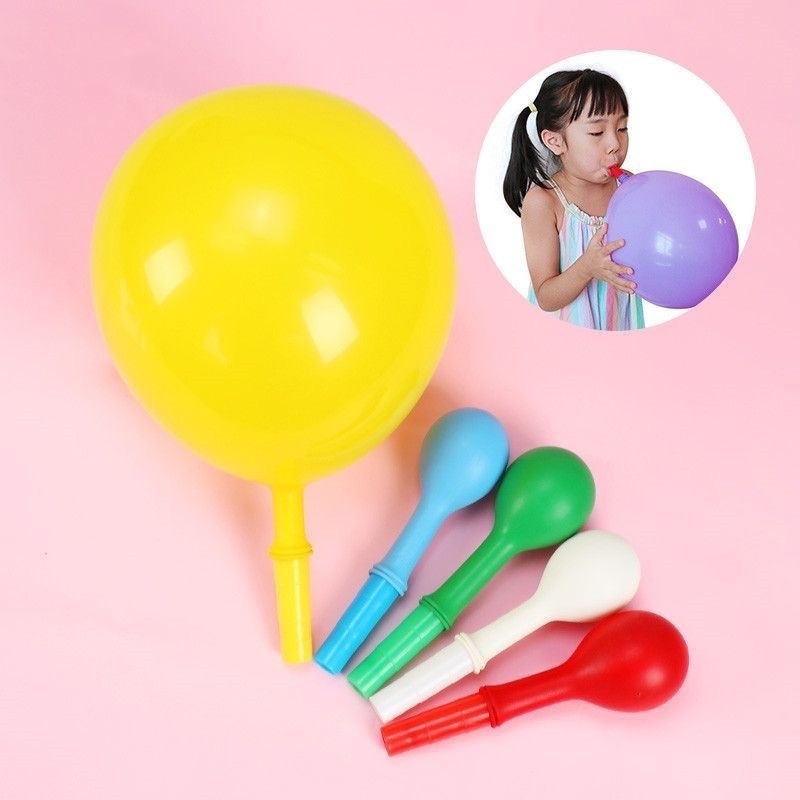 Latexni okrugli balon za vježbanje disanja, dječje plućne funkcije, svijetli uzorak
