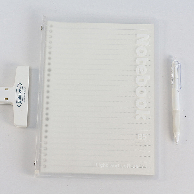 Caiet cu foi detașabile, 10 găuri, format A5, hârtie Dowling, 30 de foi, Model 8