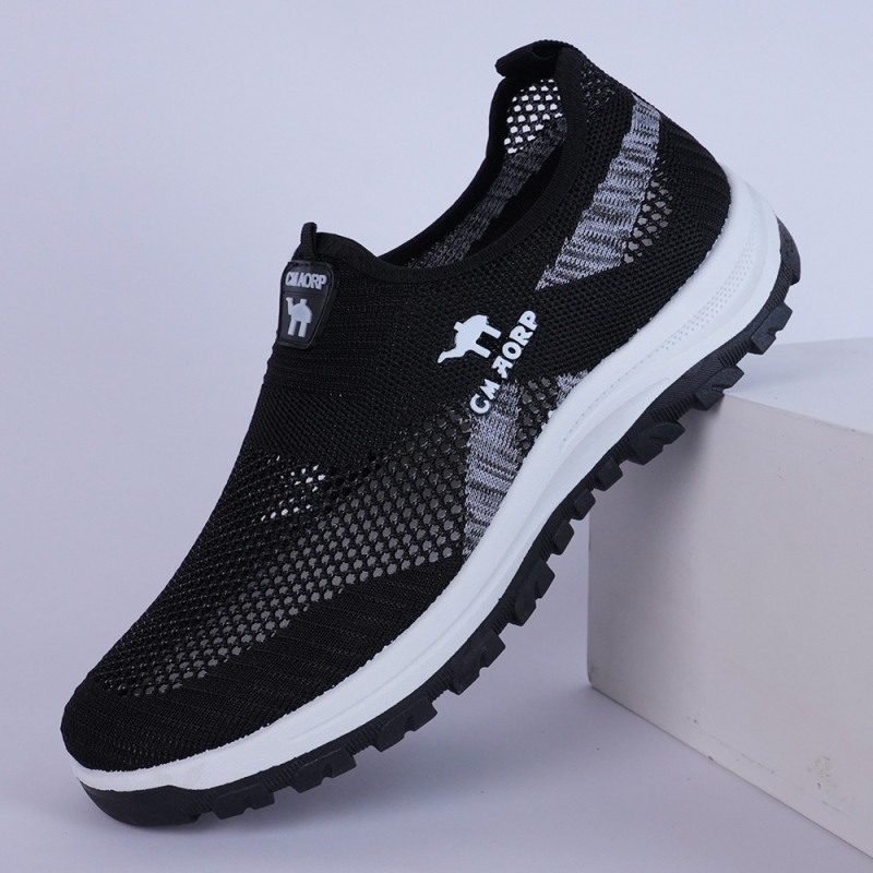 Muške tenisice od mrežasteg gornjeg dijela, slip-on, niski profil 0–3 cm, niski pet 1–3 cm, đon PVC injektiran