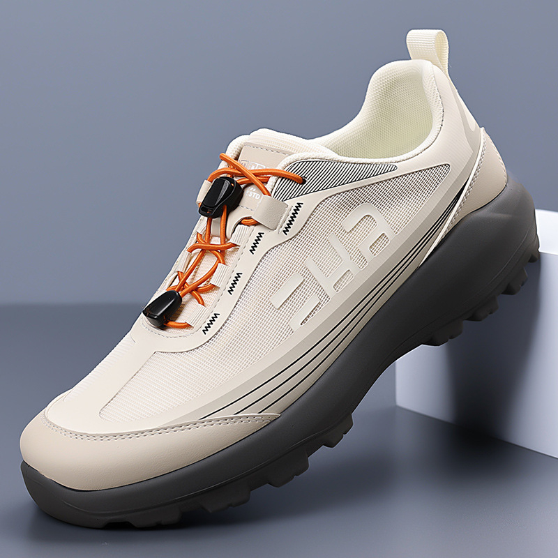 Muške sportske casual tenisice od Ice Silk materijala, prozračne, niski gornji dio, elastično zatvaranje, debela potpla