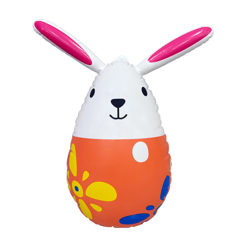Mingyang φουσκωτό λαγουδάκι διακόσμηση Πάσχα – PVC, για εξωτερικές γιορτές και κατασκήνωση, διαδραστικό παιχνίδι για 7–14 ετών