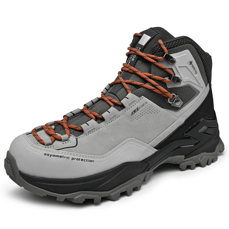 Unisex GTX vodootporne planinarske cipele, srednje visoke, s protukliznom potplatom, gornji dio: najlon + koža, Phylon srednja podloga, petu niska 1–3 cm