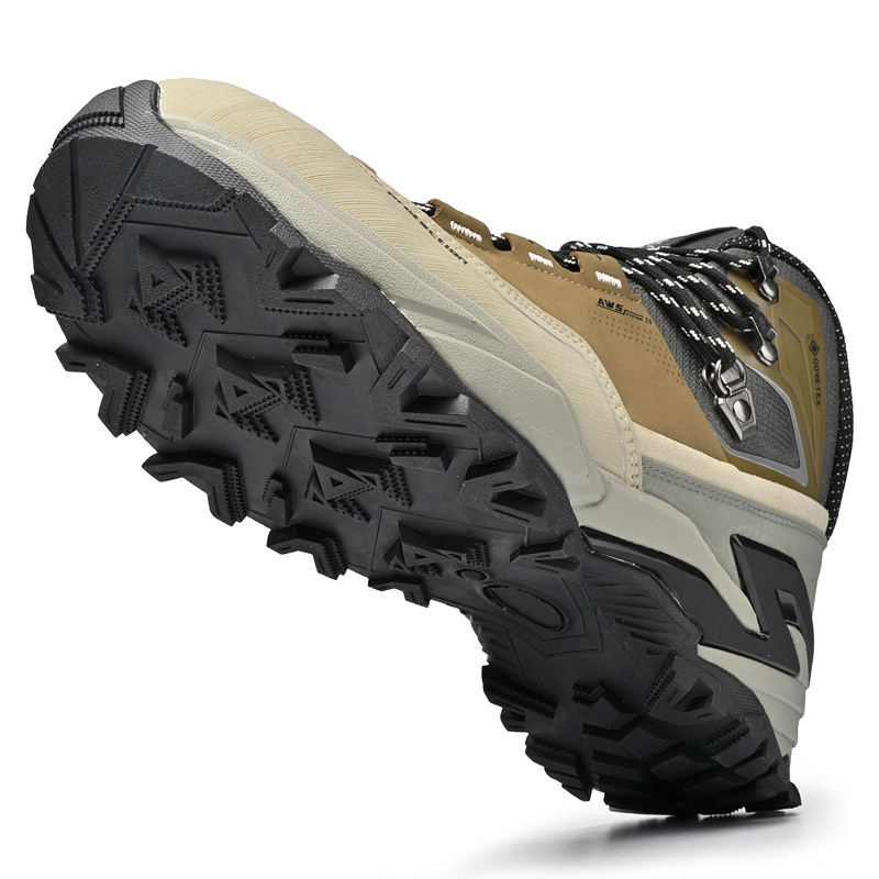 Unisex GTX vodootporne planinarske cipele, srednje visoke, s protukliznom potplatom, gornji dio: najlon + koža, Phylon srednja podloga, petu niska 1–3 cm