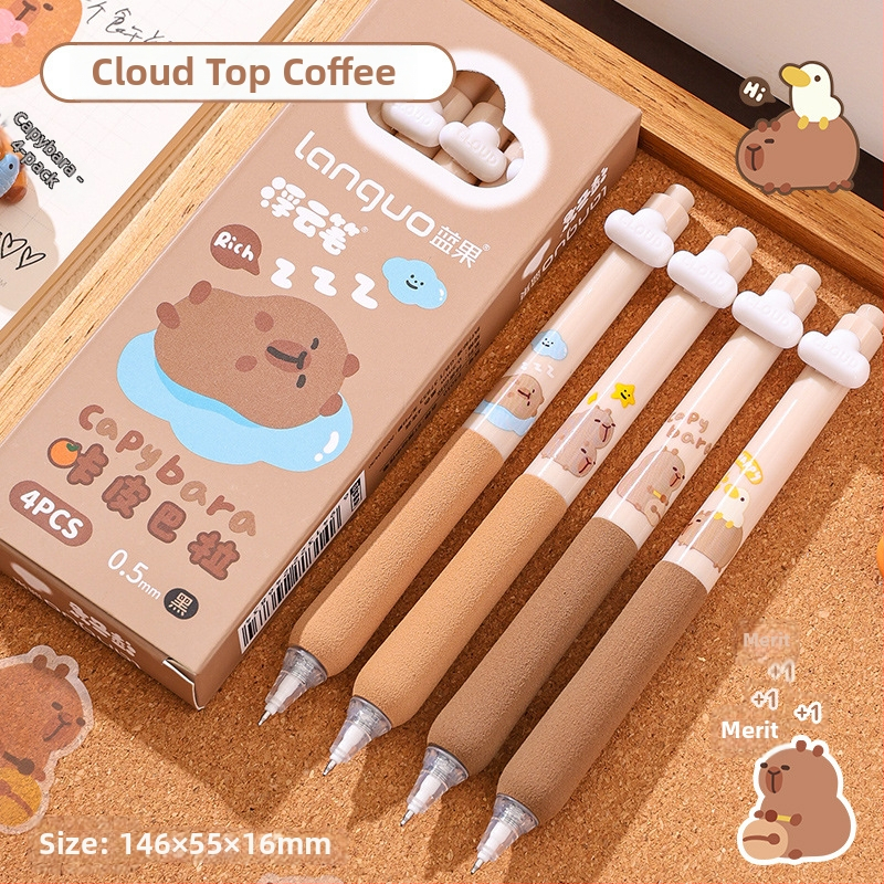 Pix gel Blue Fruit cu vârf ST, mâner moale, închidere prin clic, carcasă din plastic