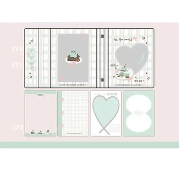 A5 планер с пет пръстени, вътрешни страници и разделителна карта вътре