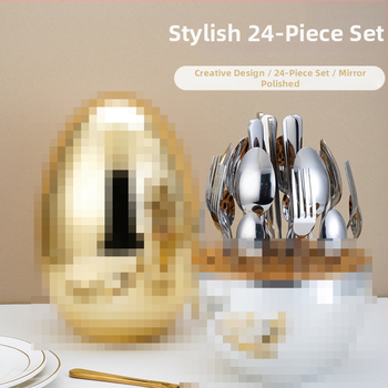 Σετ μαχαιροπίρουνα σε σχήμα καρδιάς από ανοξείδωτο ατσάλι, 24 τεμάχια, γυαλιστερή επιφάνεια; 410 ανοξείδωτο ατσάλι, βορειοδυτικό/δυτικό στυλ