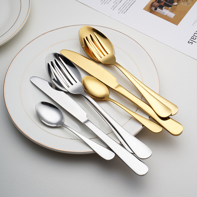 Σετ μαχαιροπίρουνα σε σχήμα καρδιάς από ανοξείδωτο ατσάλι, 24 τεμάχια, γυαλιστερή επιφάνεια; 410 ανοξείδωτο ατσάλι, βορειοδυτικό/δυτικό στυλ