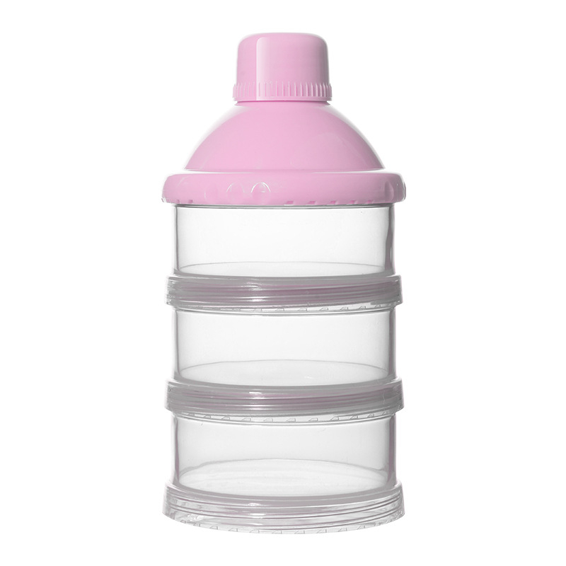 Star Κιβώτιο γάλακτος σε σκόνη για βρέφη, 3 ή 4 επίπεδα με ανεξάρτητα διαμερίσματα, φορητό περιστρεφόμενο δοχείο γάλακτος για 0–3 ετών